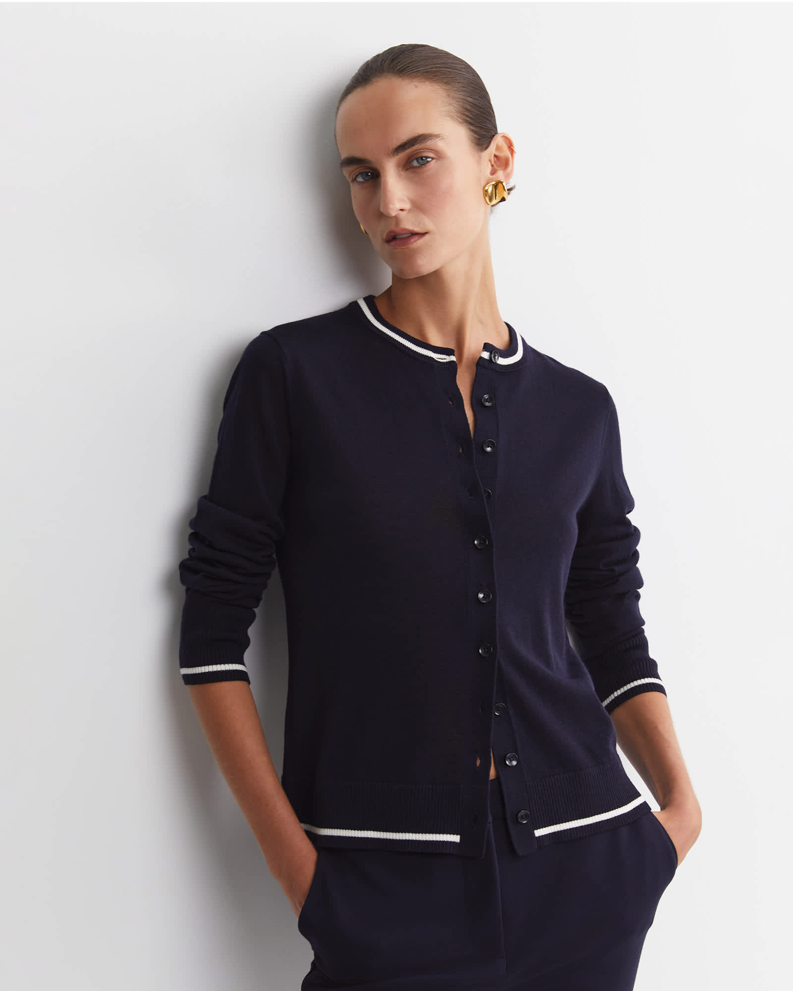 Francis Merino Cardigan