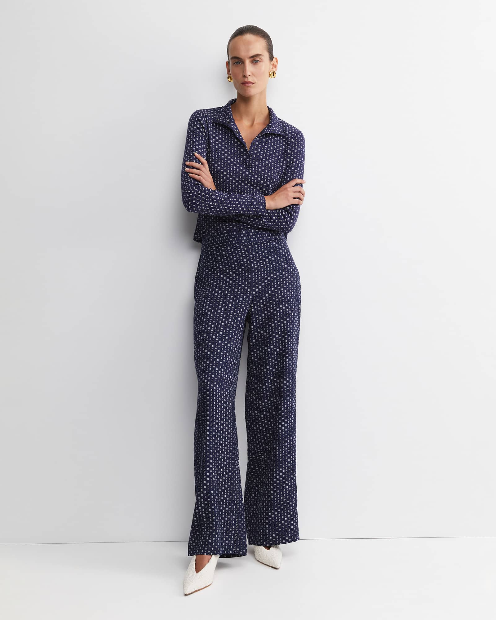 Geo Wide Leg Pant