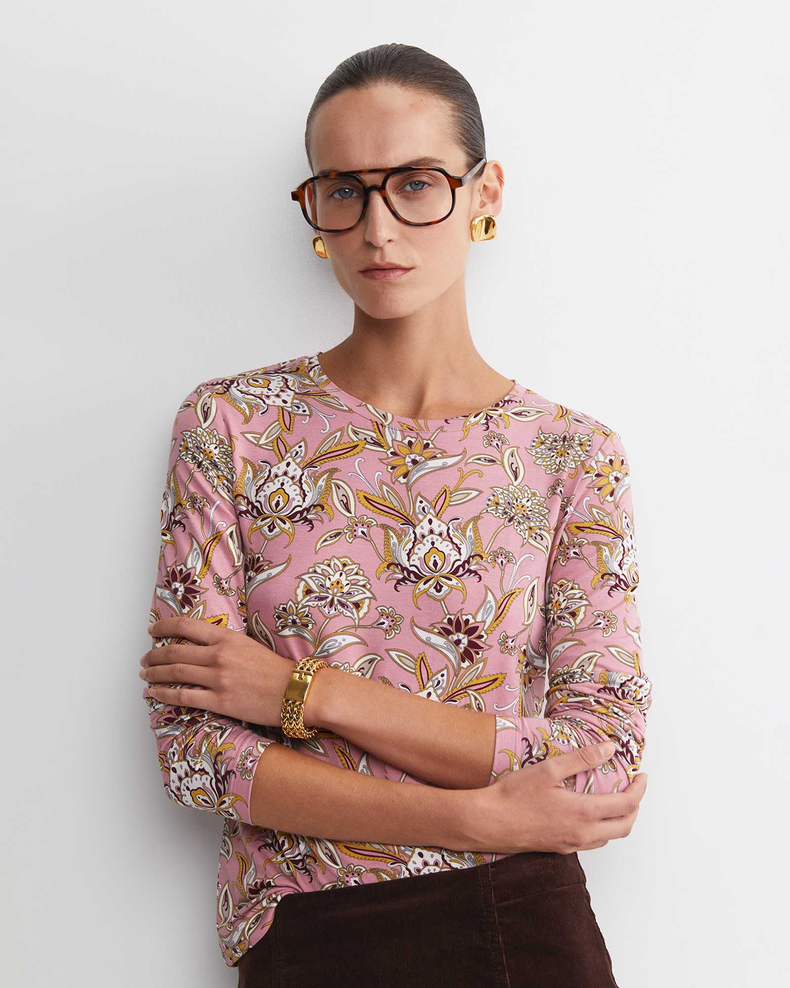 Sue Paisley Long Sleeve Magic Tee