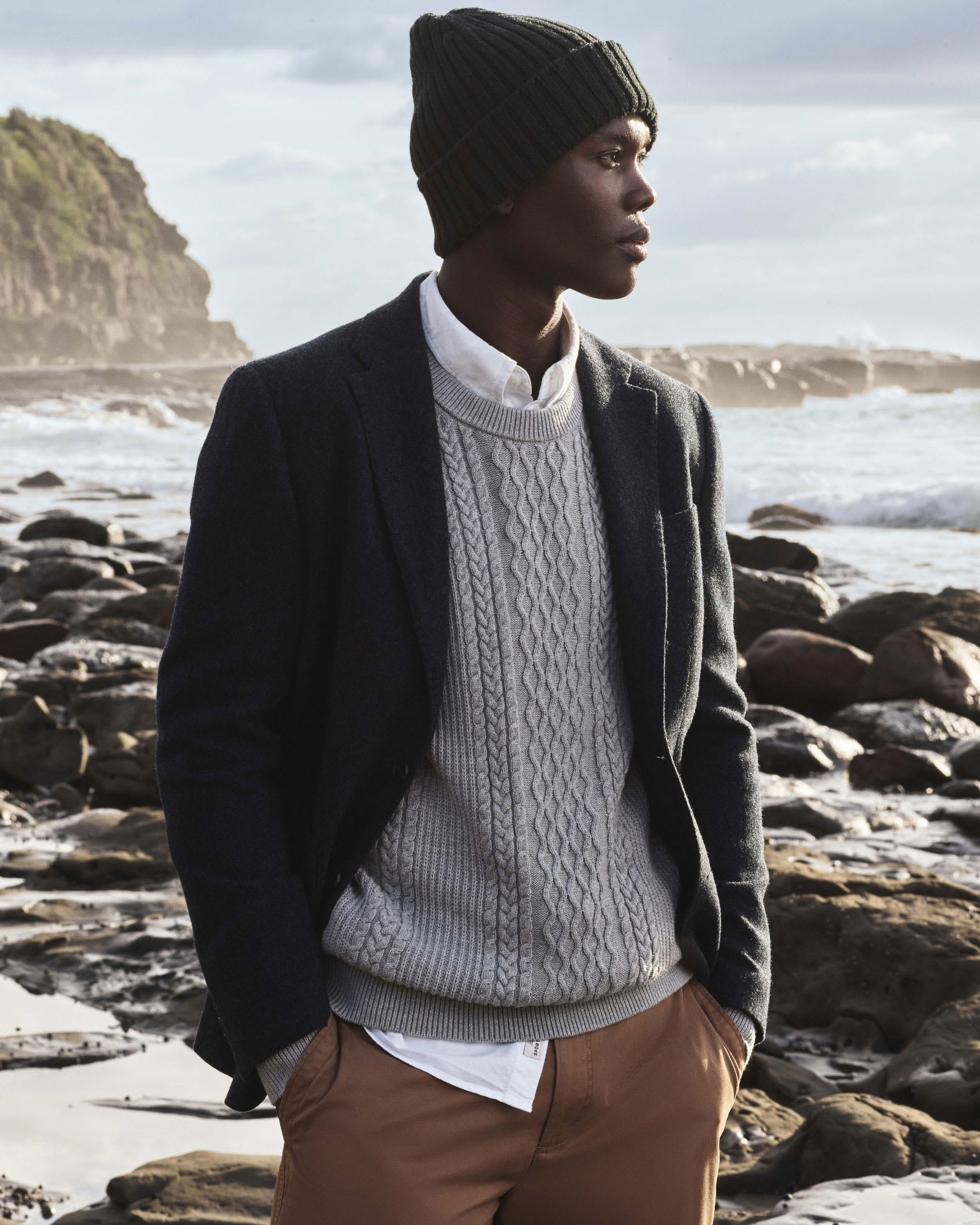 Joshua Cable Crew Knit