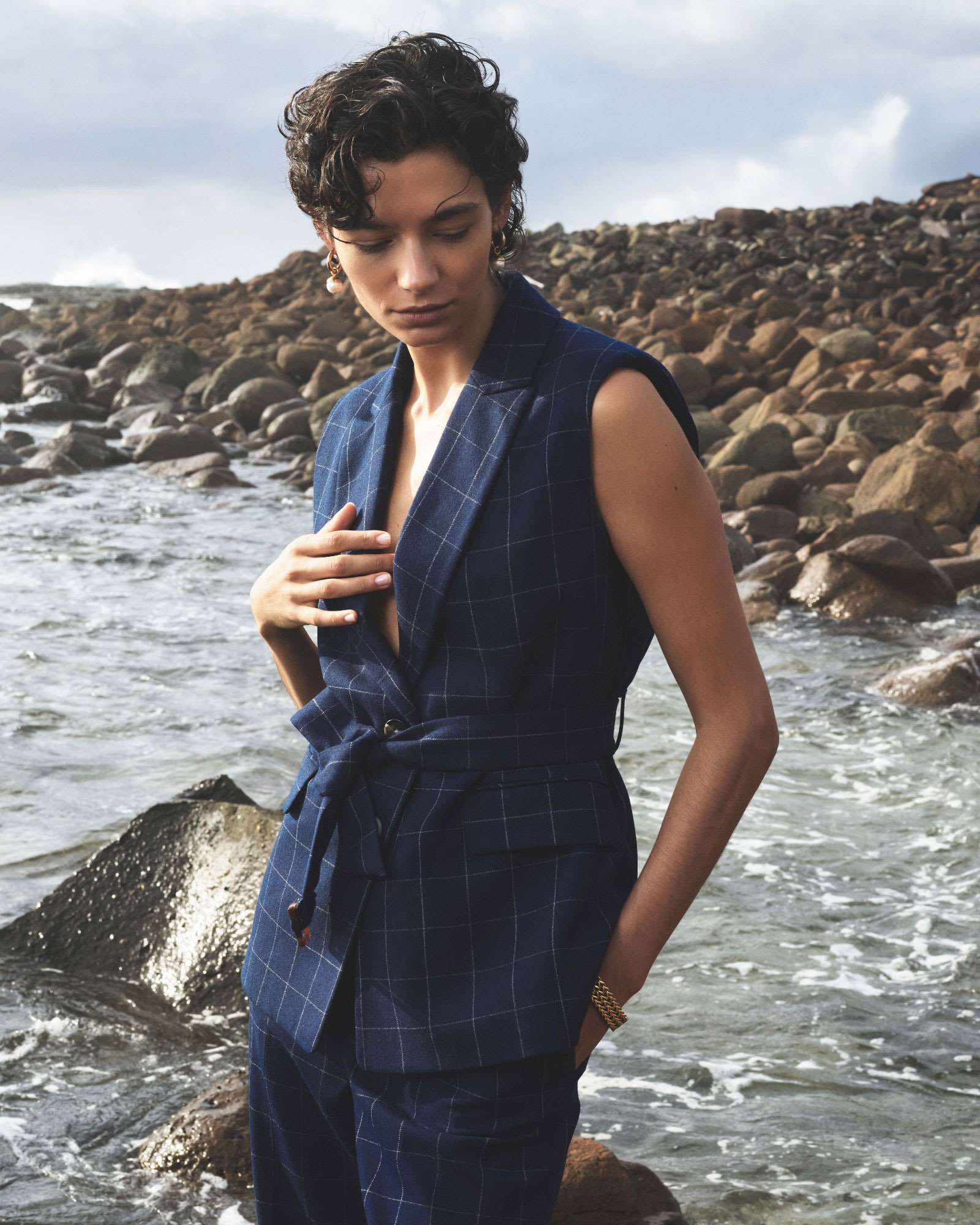 Chiara Check Vest