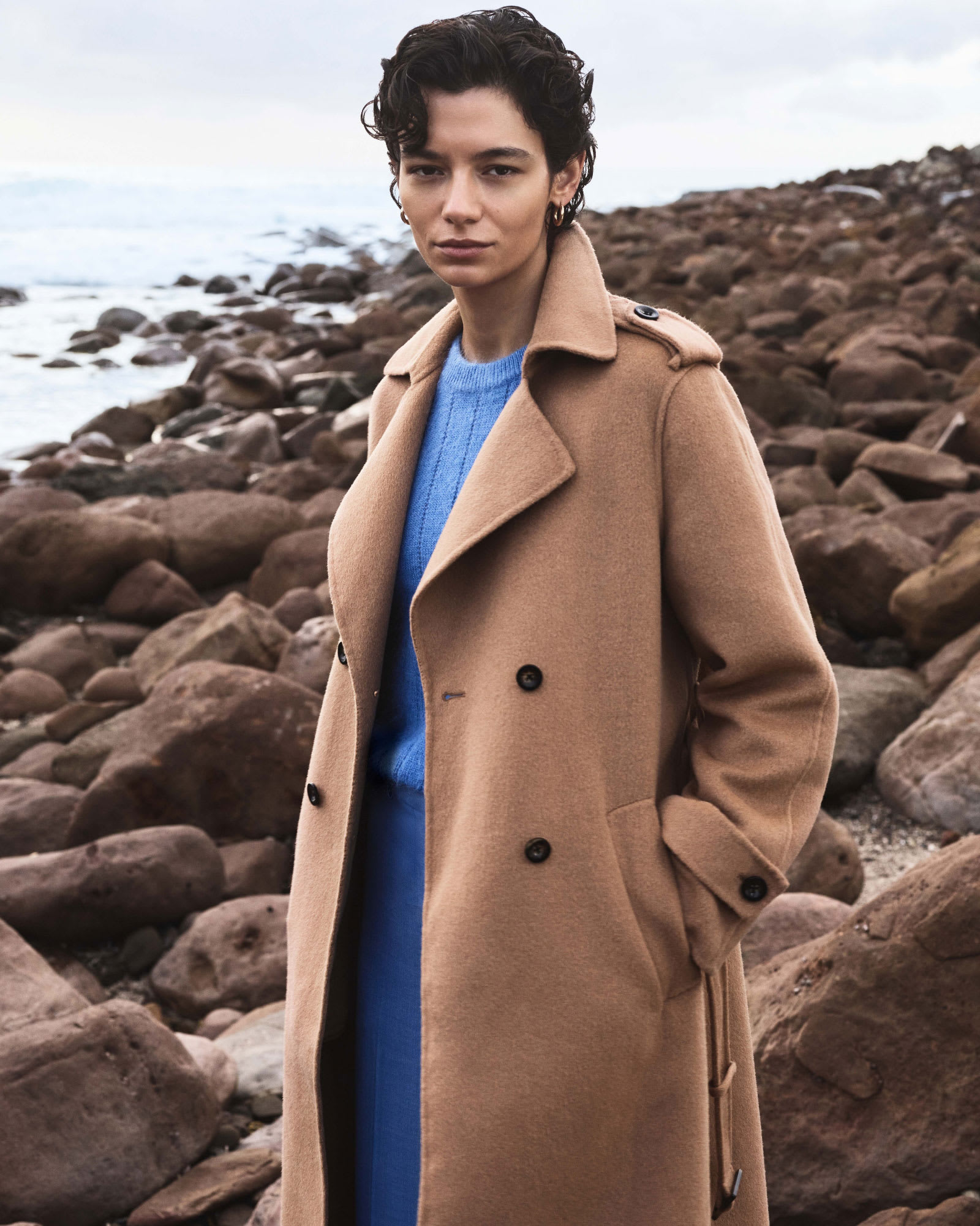 Martha Double Breasted Trench Coat