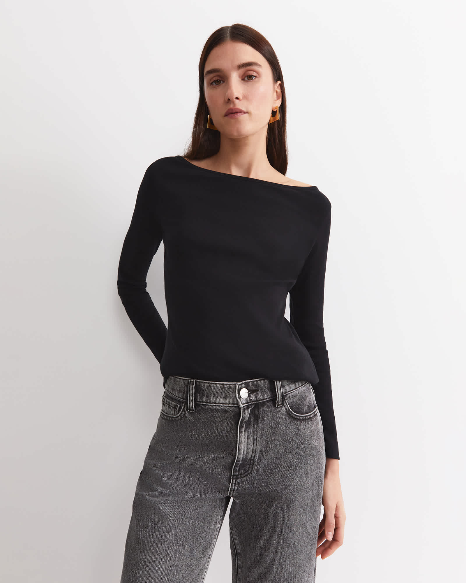 Heidi Long Sleeve Rib Tee