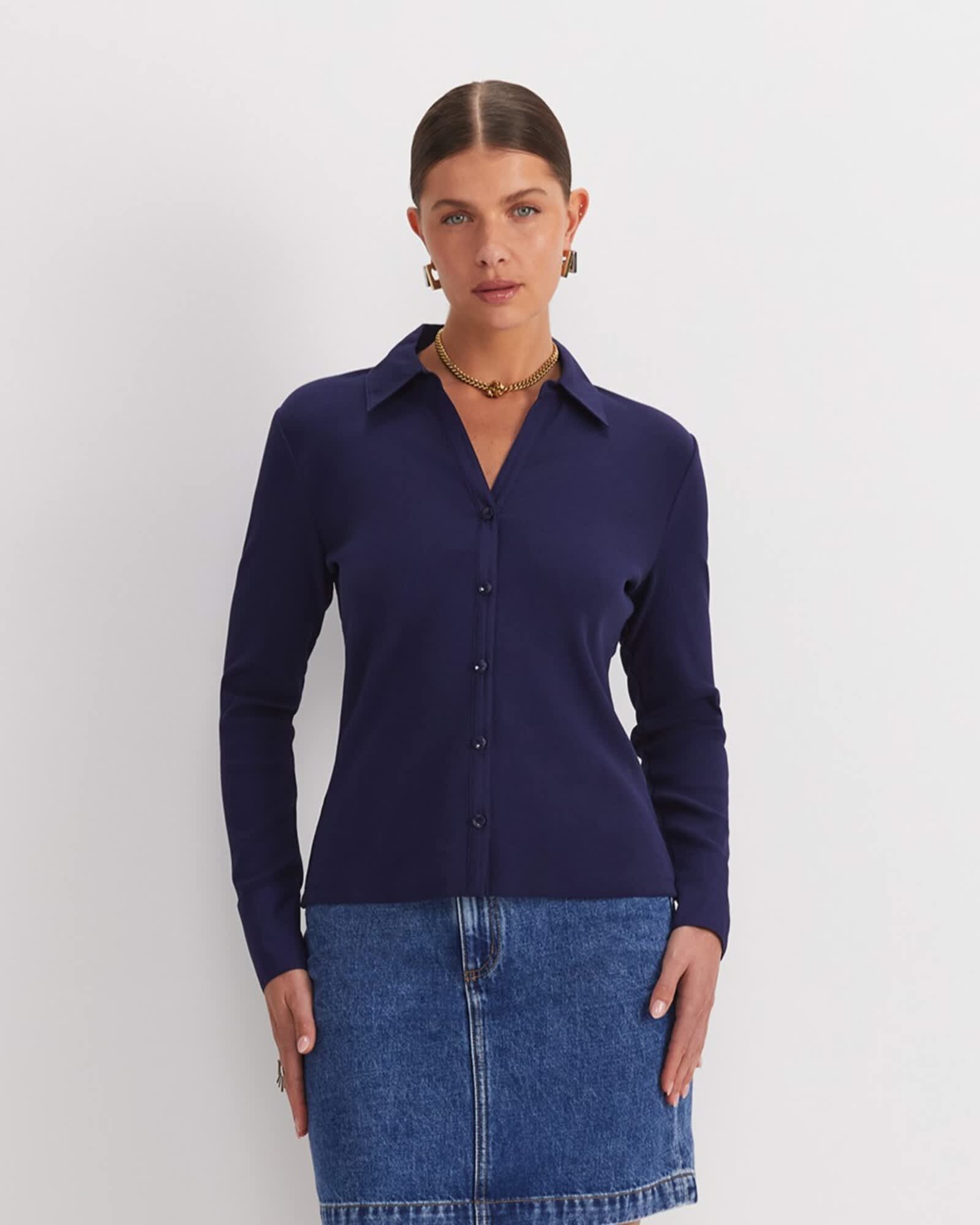 Catherine Rib Shirt