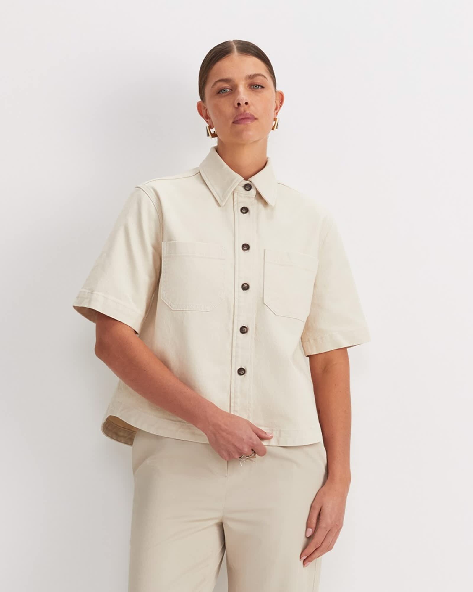Allegra Crop Shirt