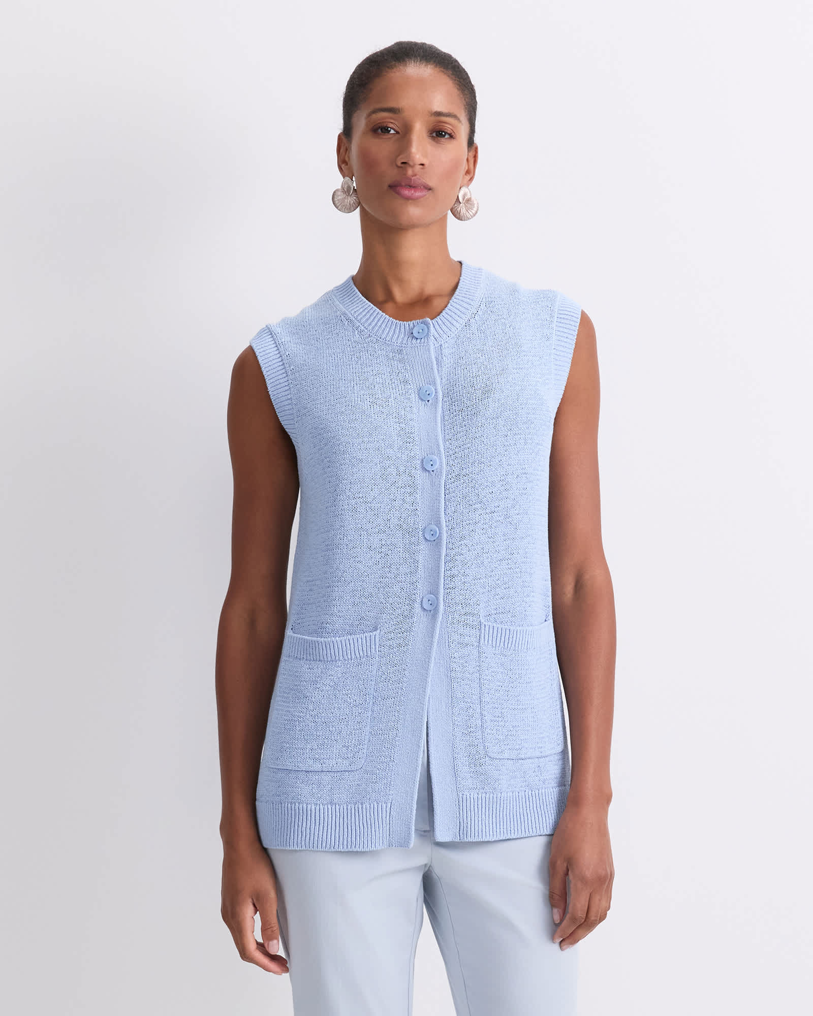 Josie Tape Yarn Vest