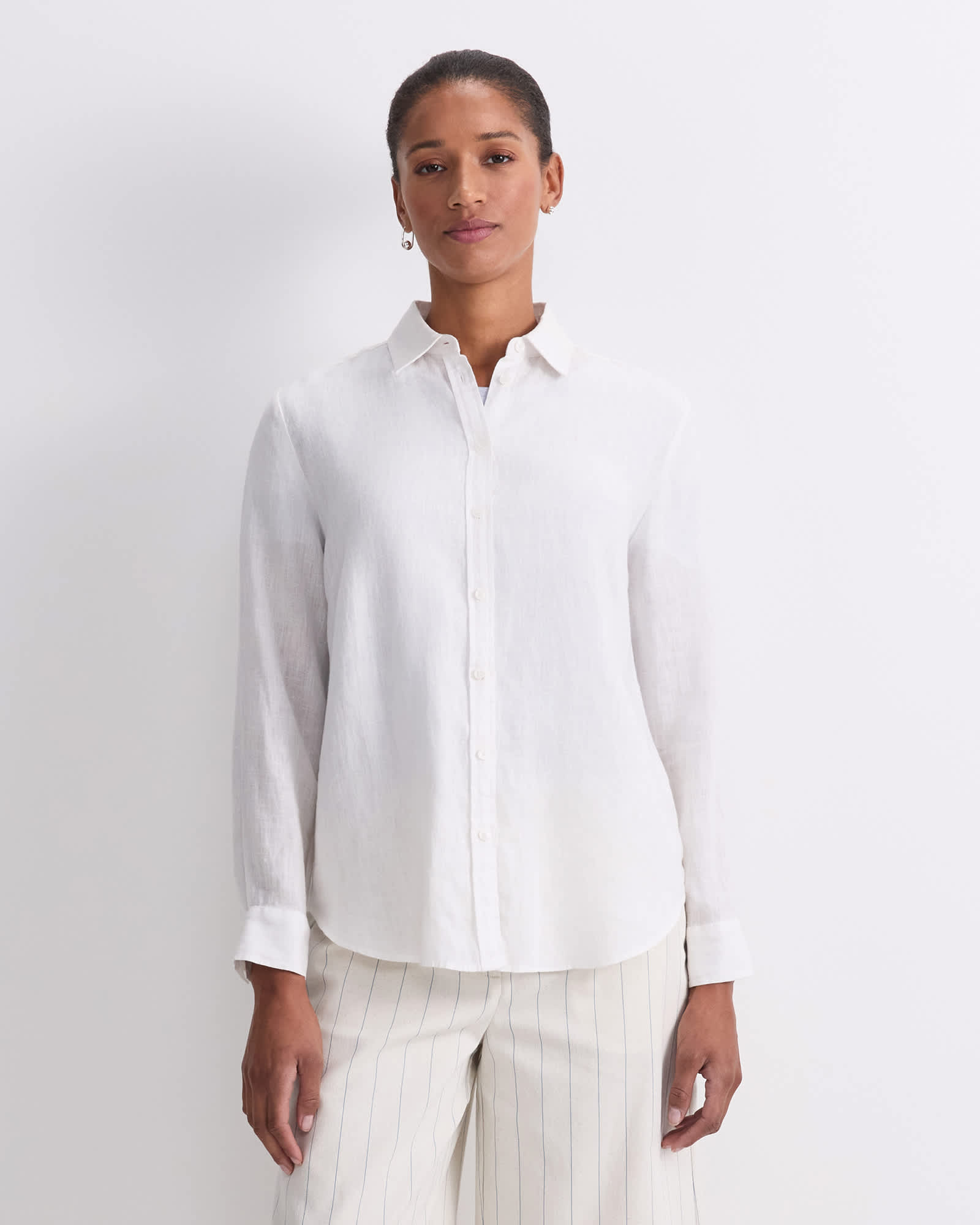 Dahlia Long Sleeve Linen Shirt