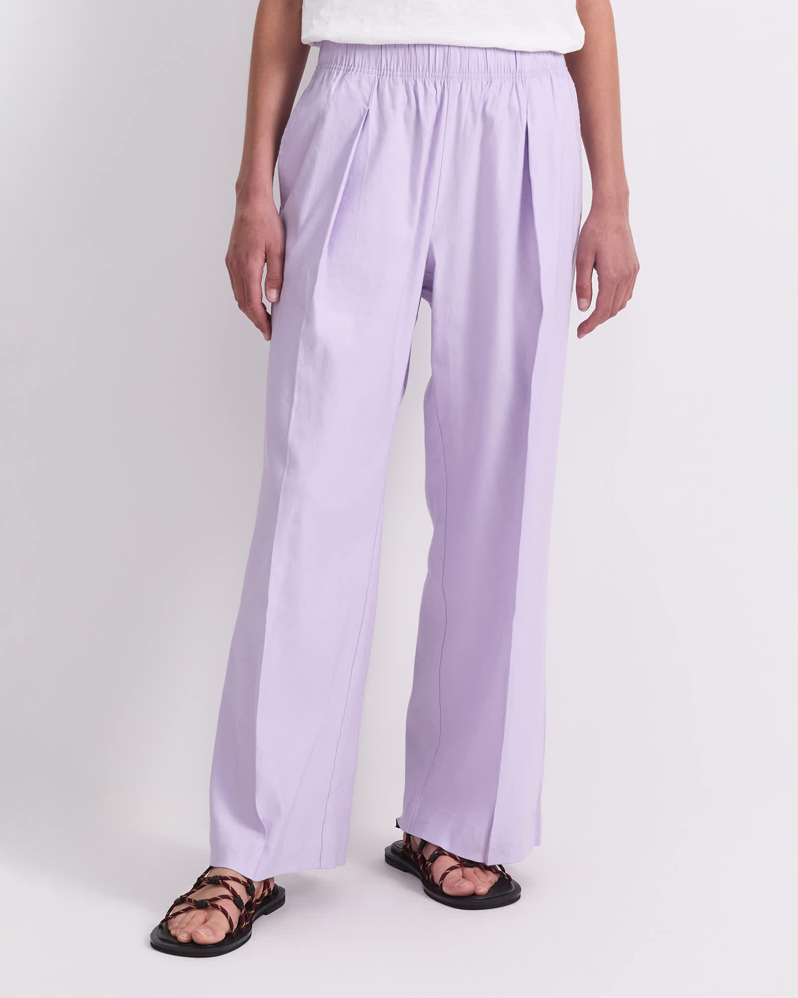 Rosa Straight Linen Pant