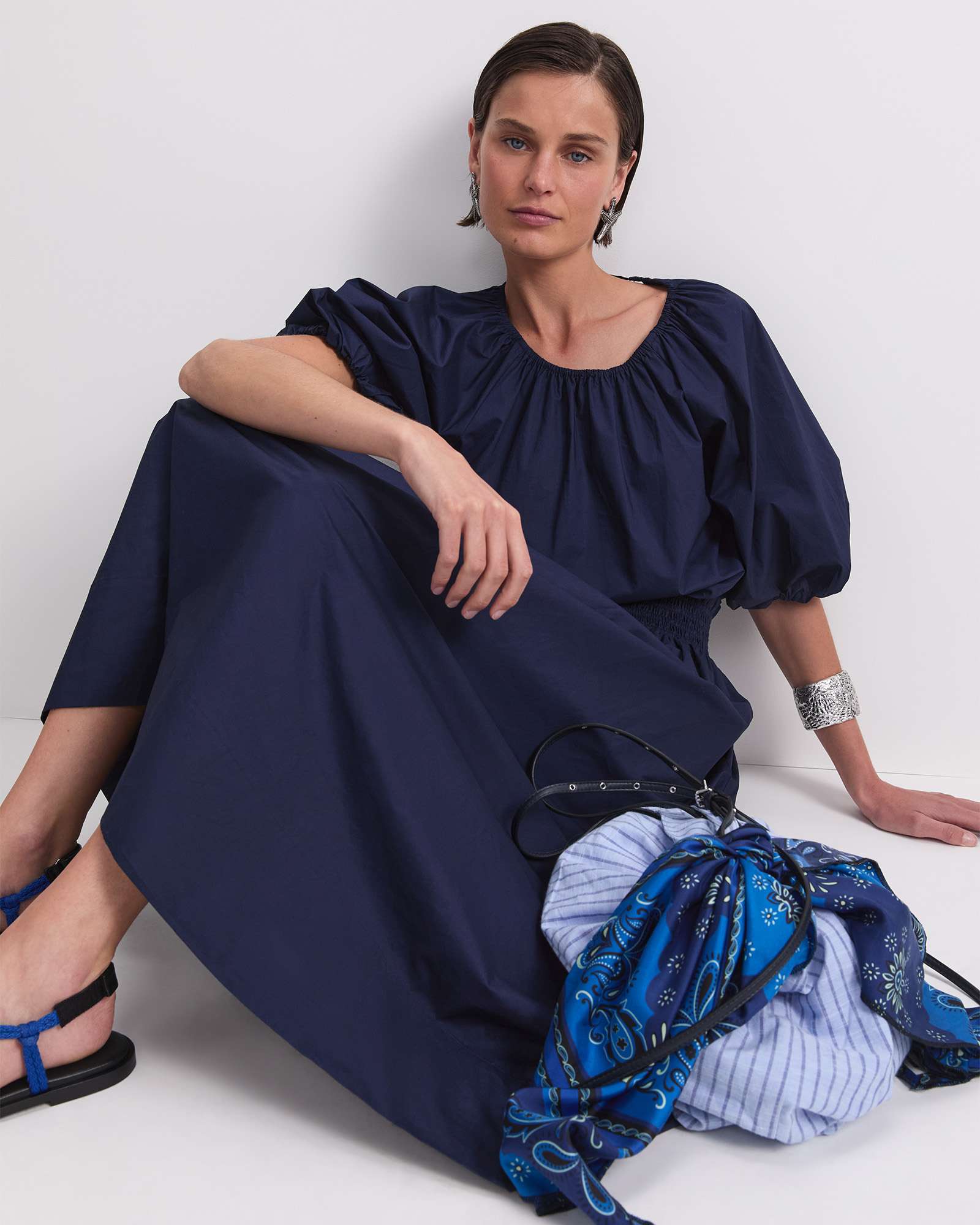 Nila Tie Half Sleeve blouse