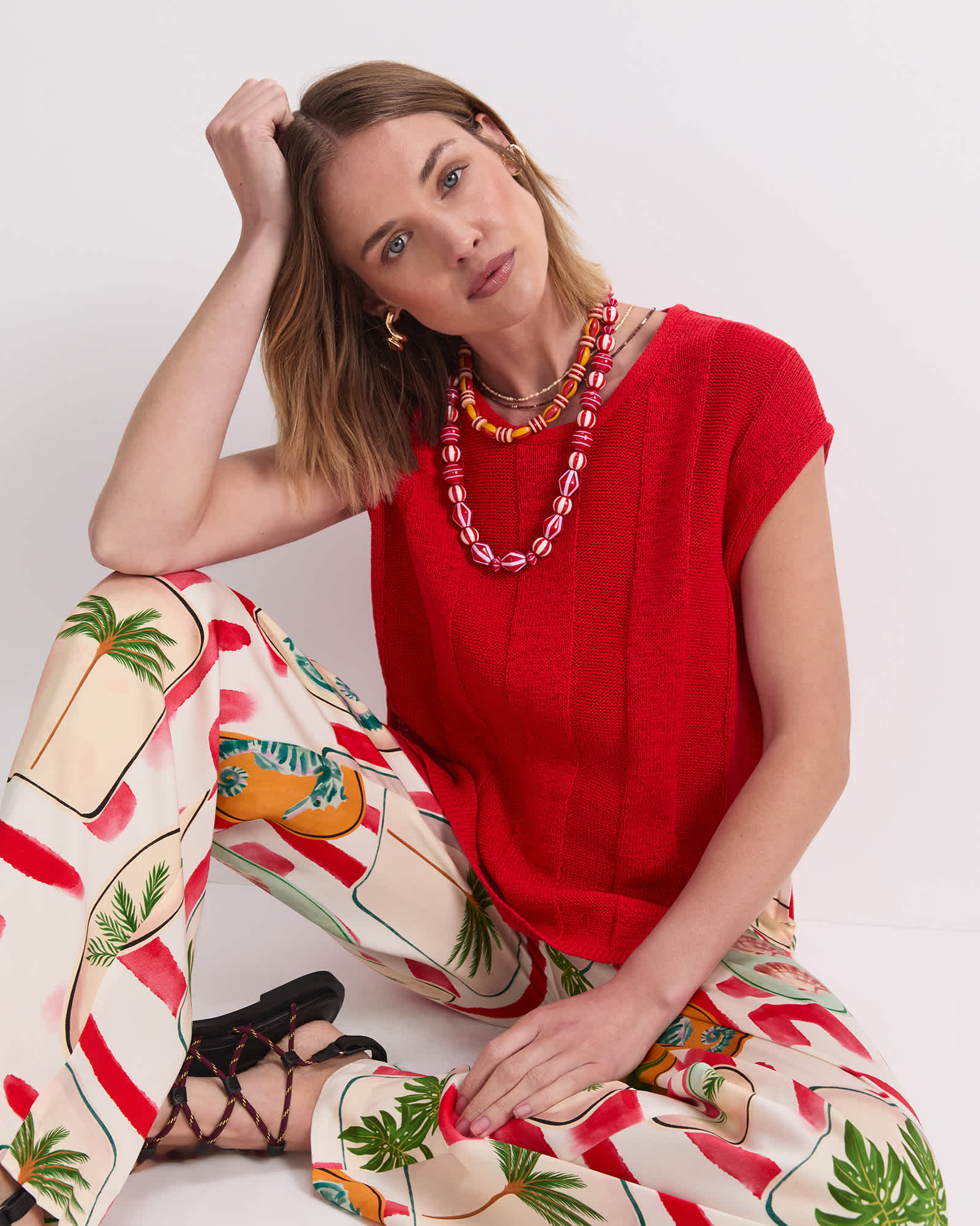 Josie Side Split Knit