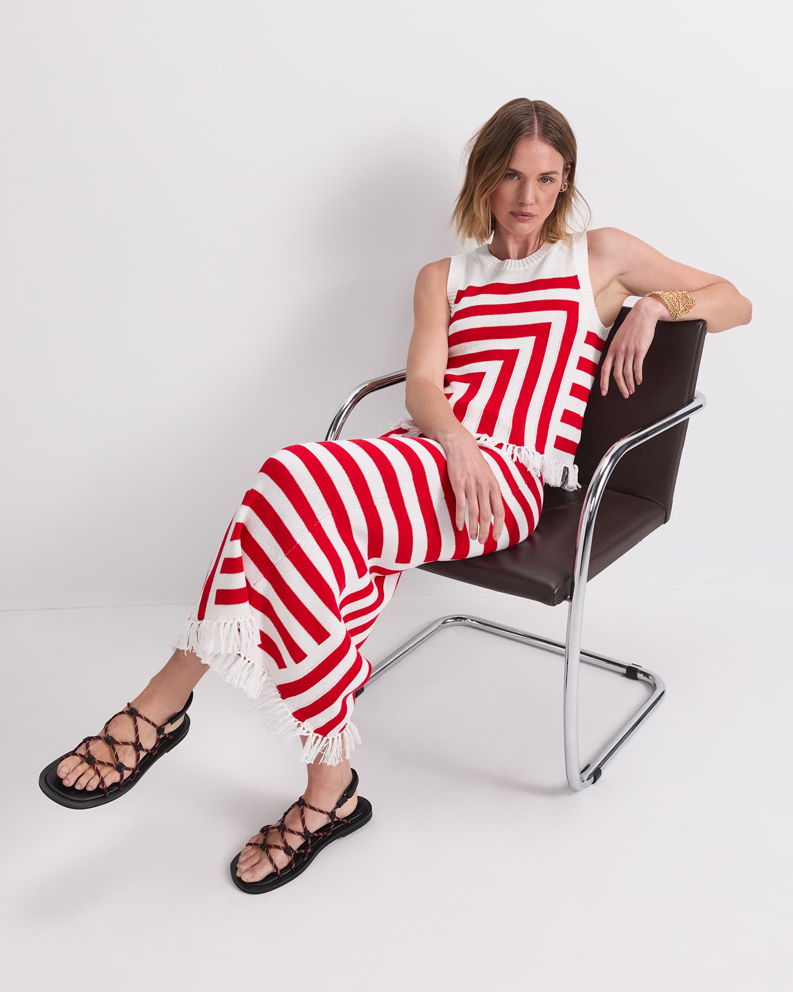 Avoca Fringe Knit Top