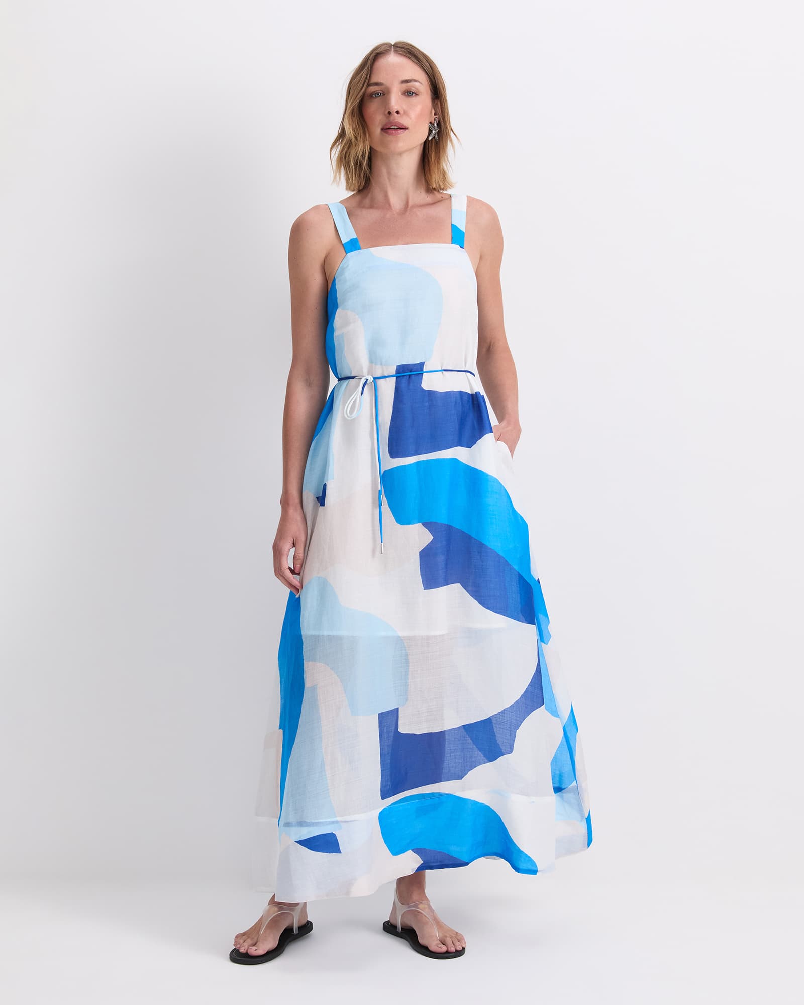 Nora Print Maxi Dress
