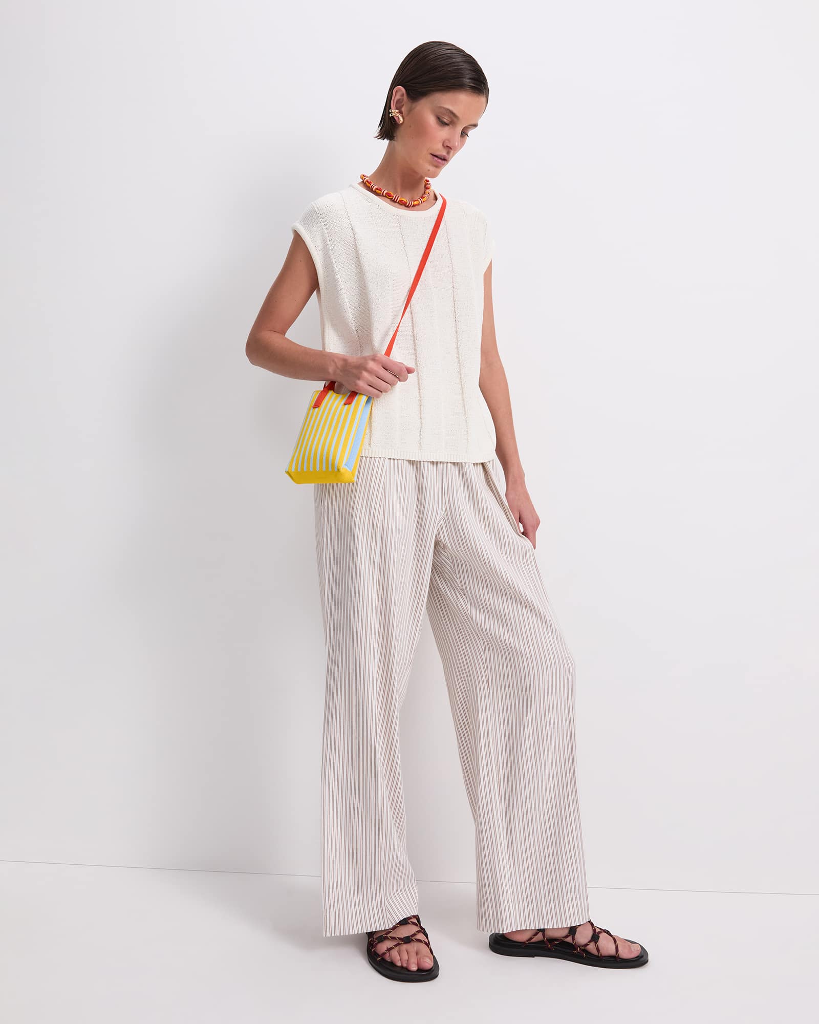 Rosa Straight Leg Linen Pant
