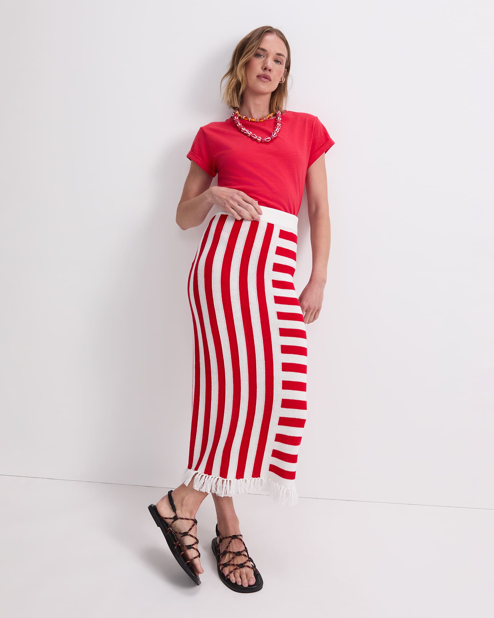 Alexa Slub Cotton Tee