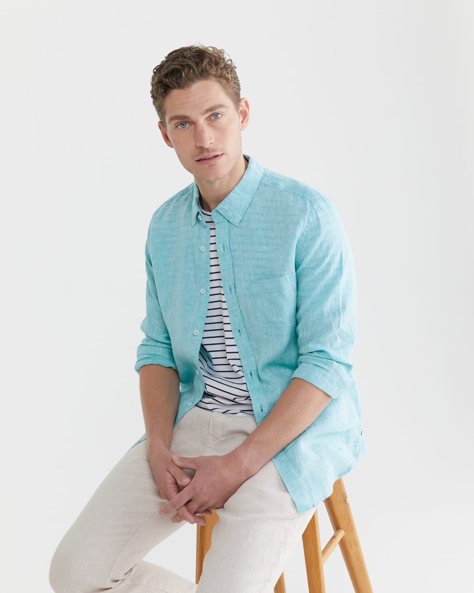 Yard Dyed Linen Shirt