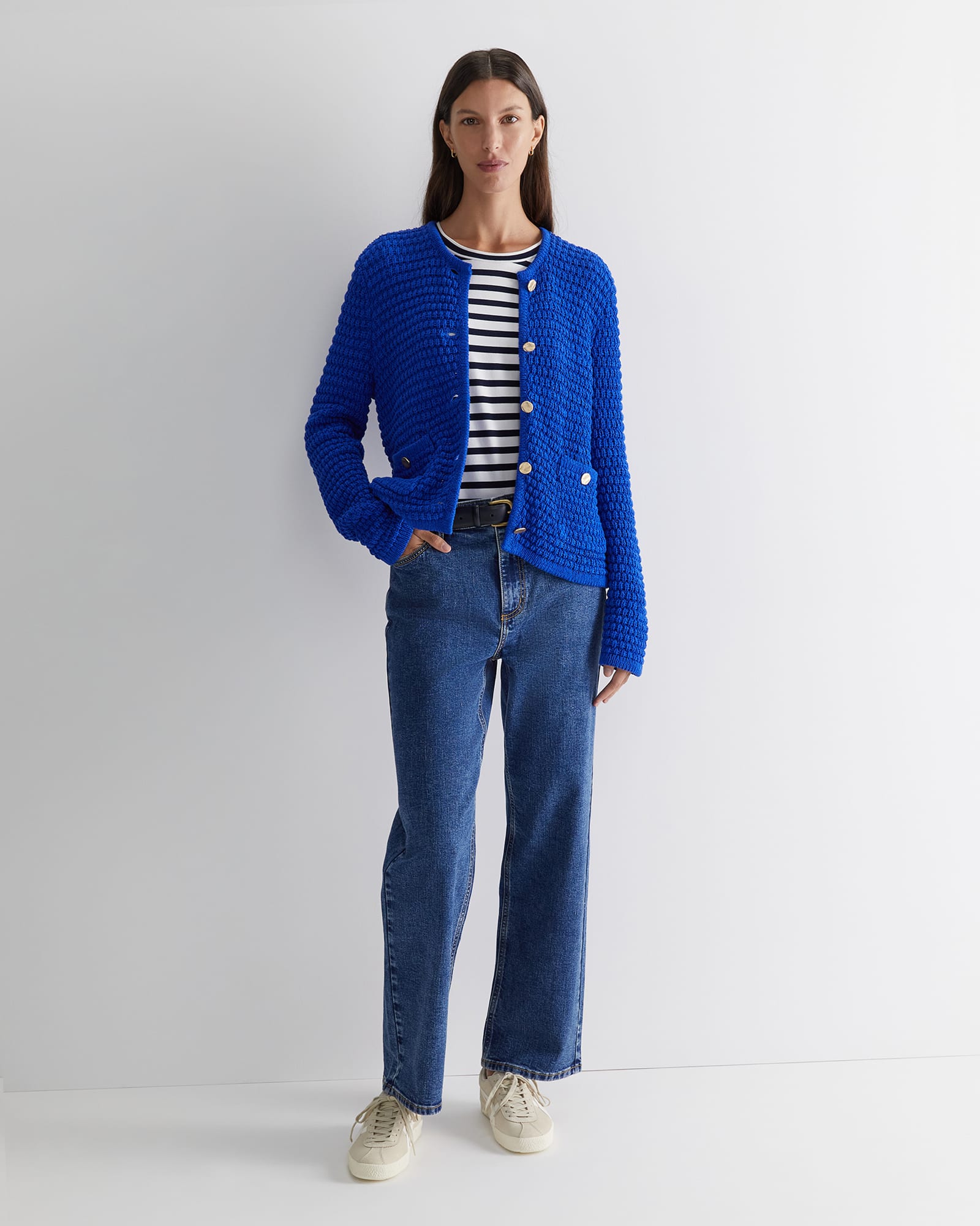 Olivia Tape Yarn Cardigan
