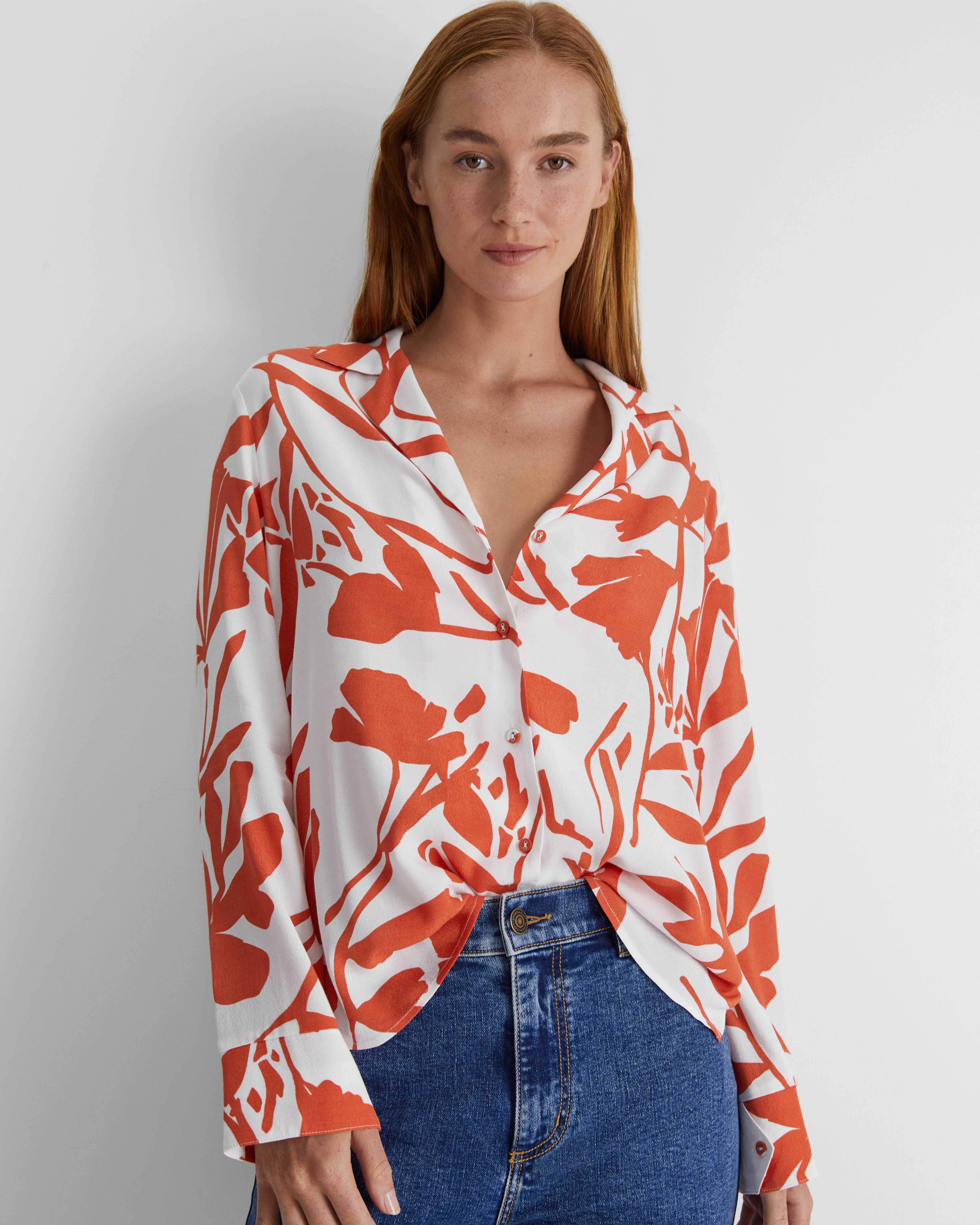 Ela Print Blouse