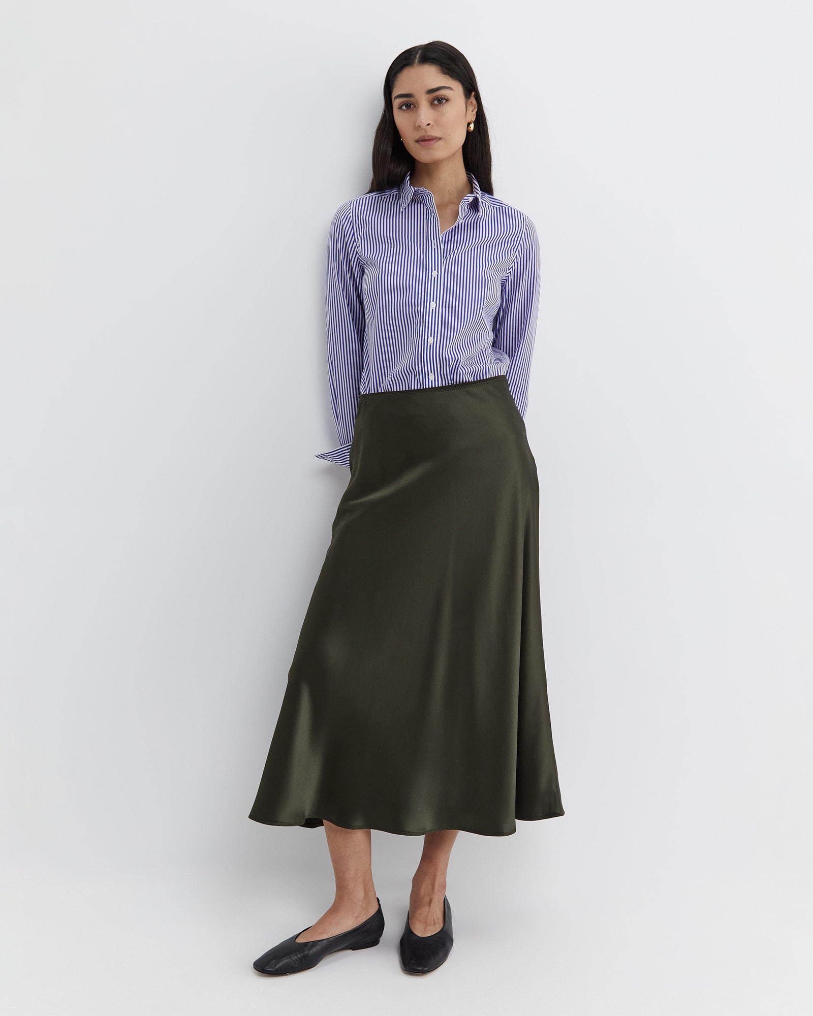 Charlotte Bias Slip Skirt
