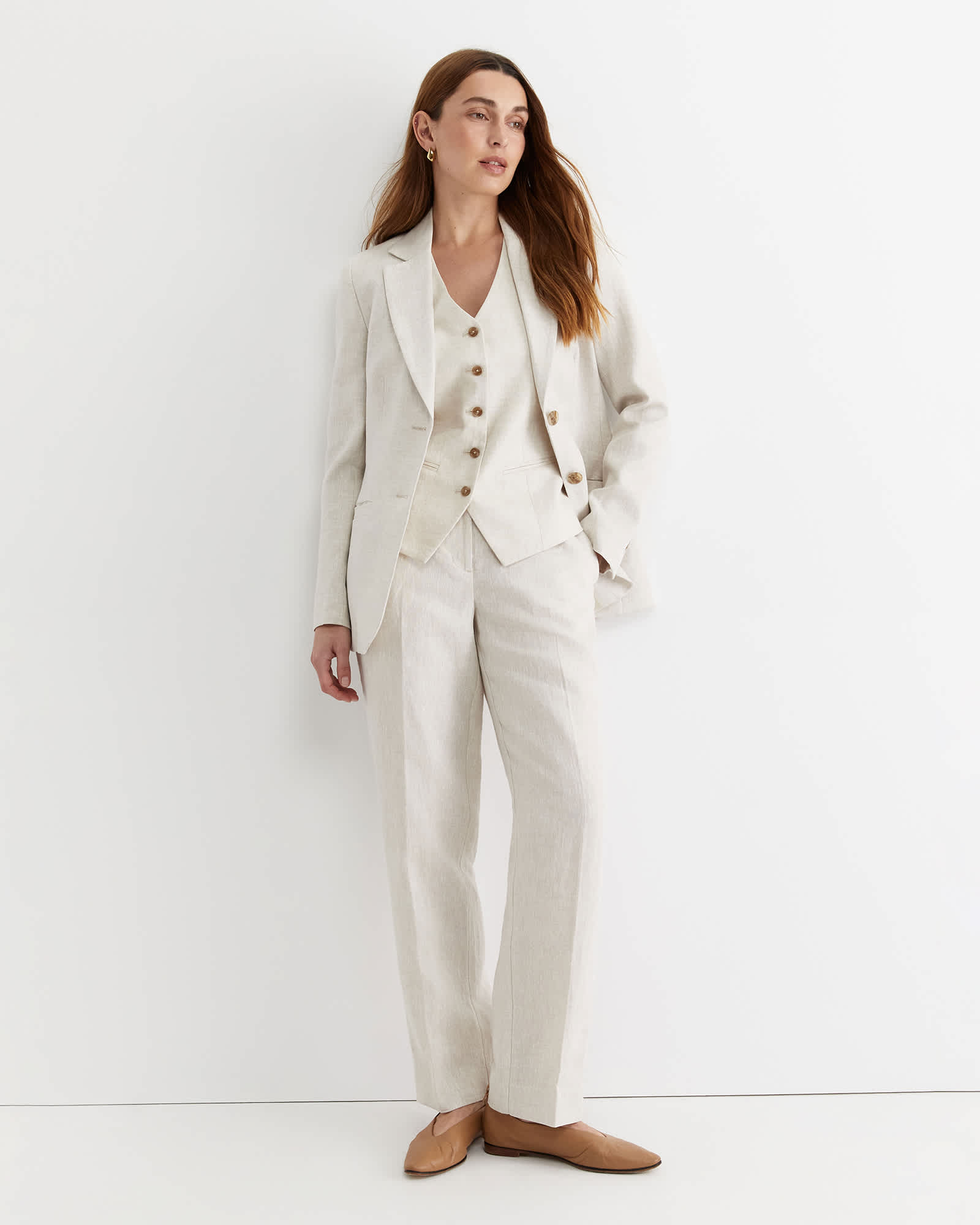 Freya Linen Vest