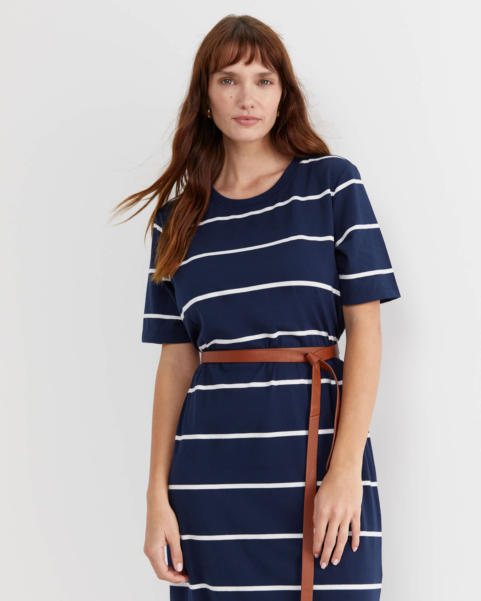 Ariana Stripe T-Shirt Dress