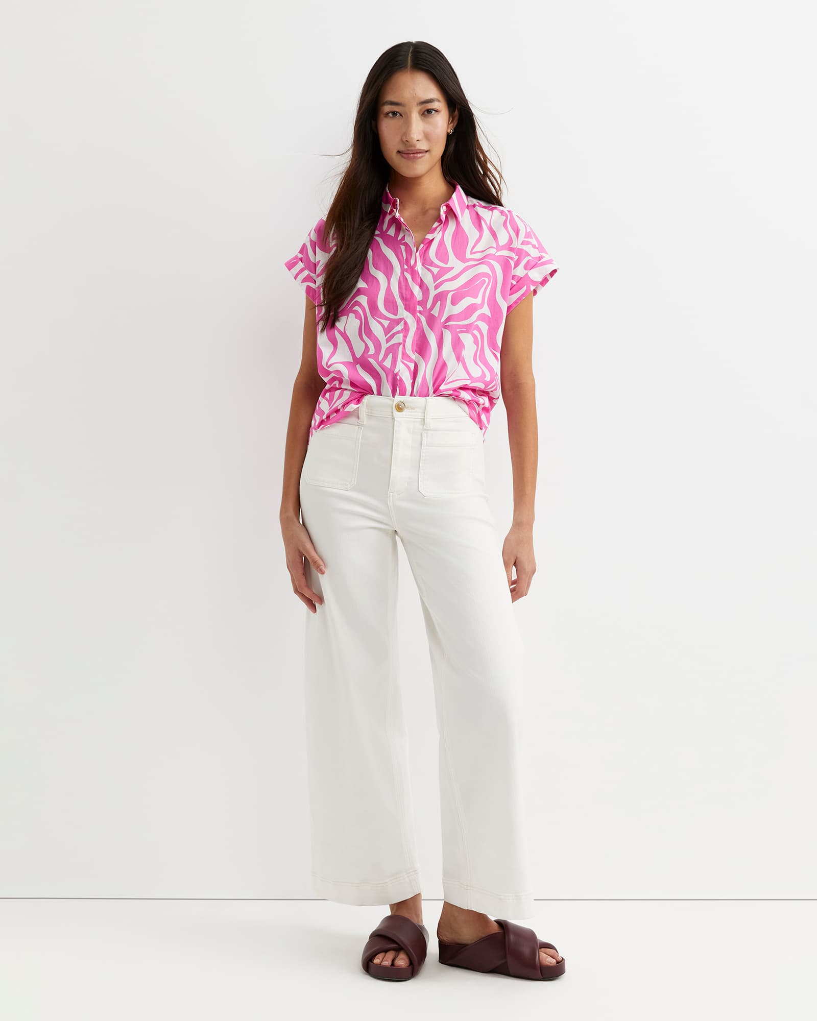 Zola Short Sleeve Lily Voile Shirt