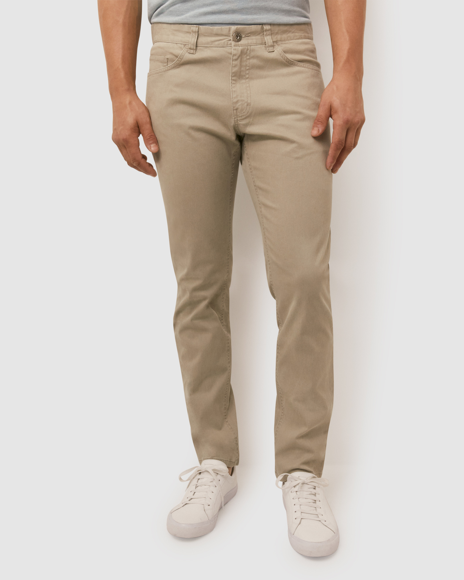 Vintage Tapered Bedford in Ecru | Sportscraft