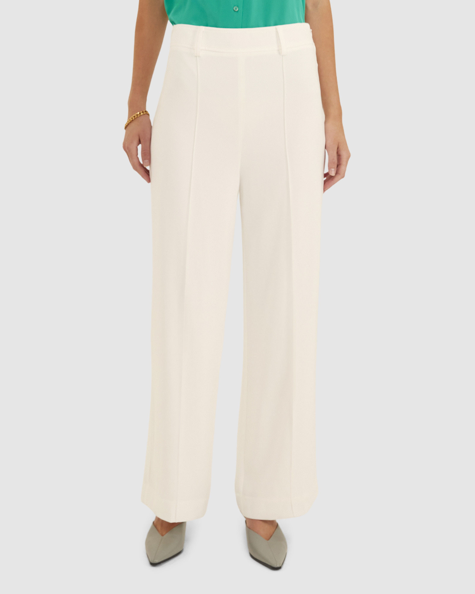 Wide leg sports on sale trousers