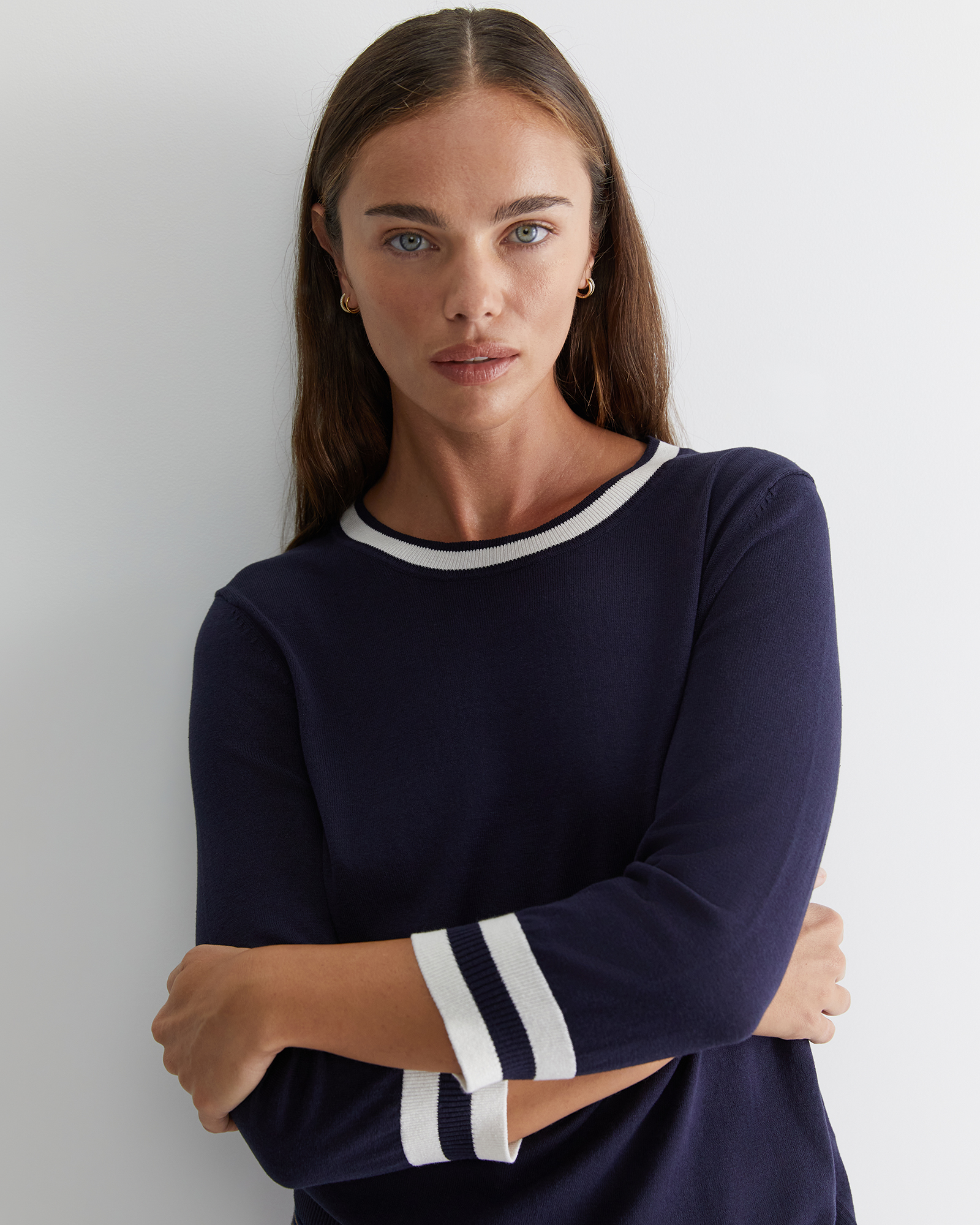 Alphine Silk Blend Knit Top Sportscraft