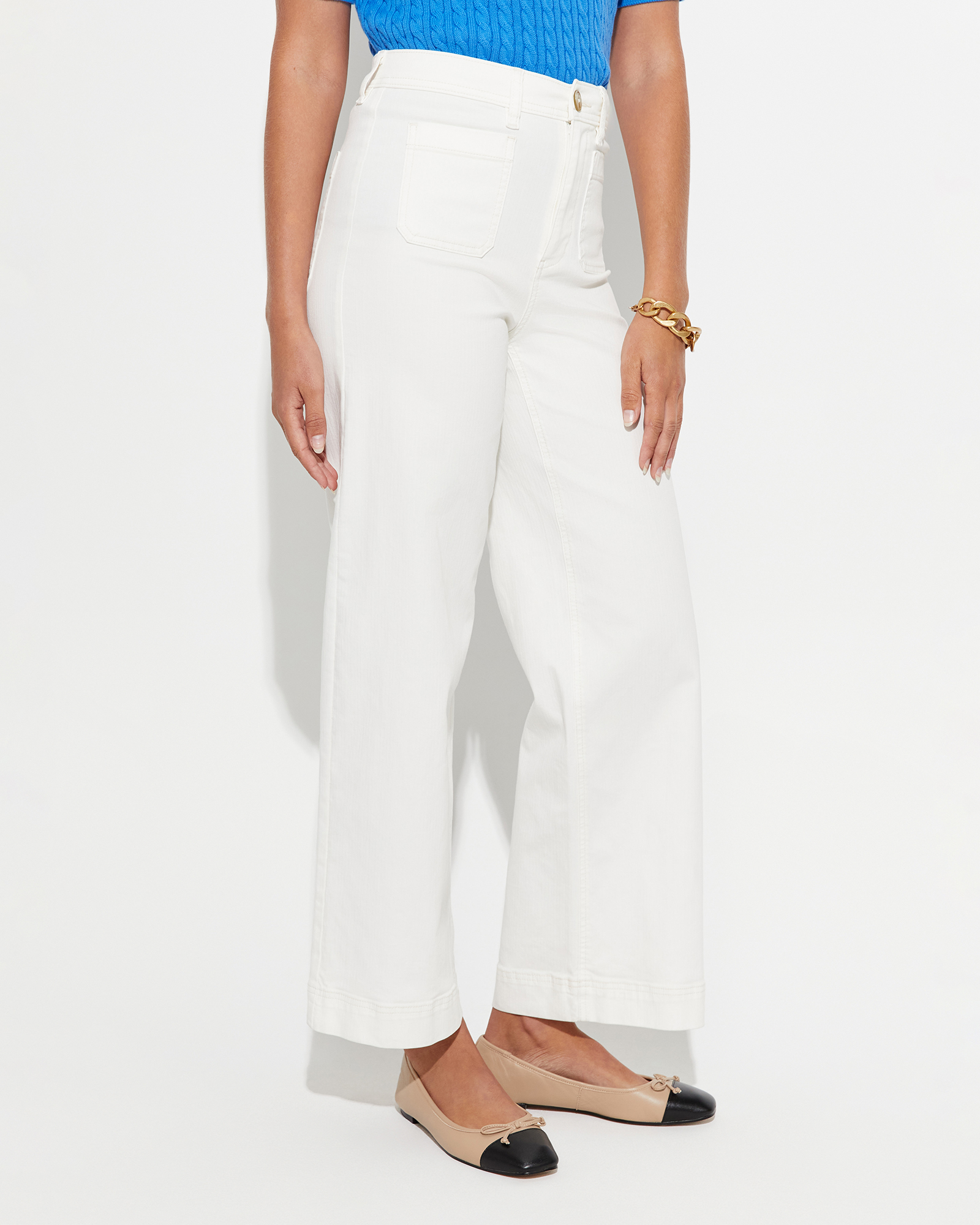Top more than 166 high waisted white denim jeans