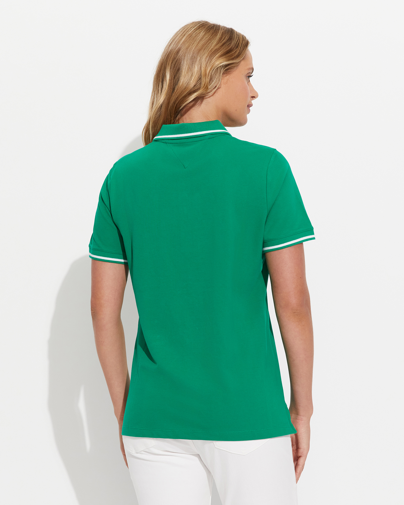 Green polo sale t shirt women's