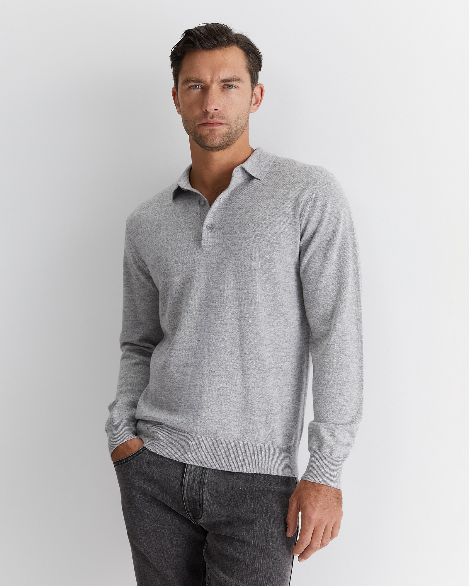 Merino Knit Polo | Sportscraft