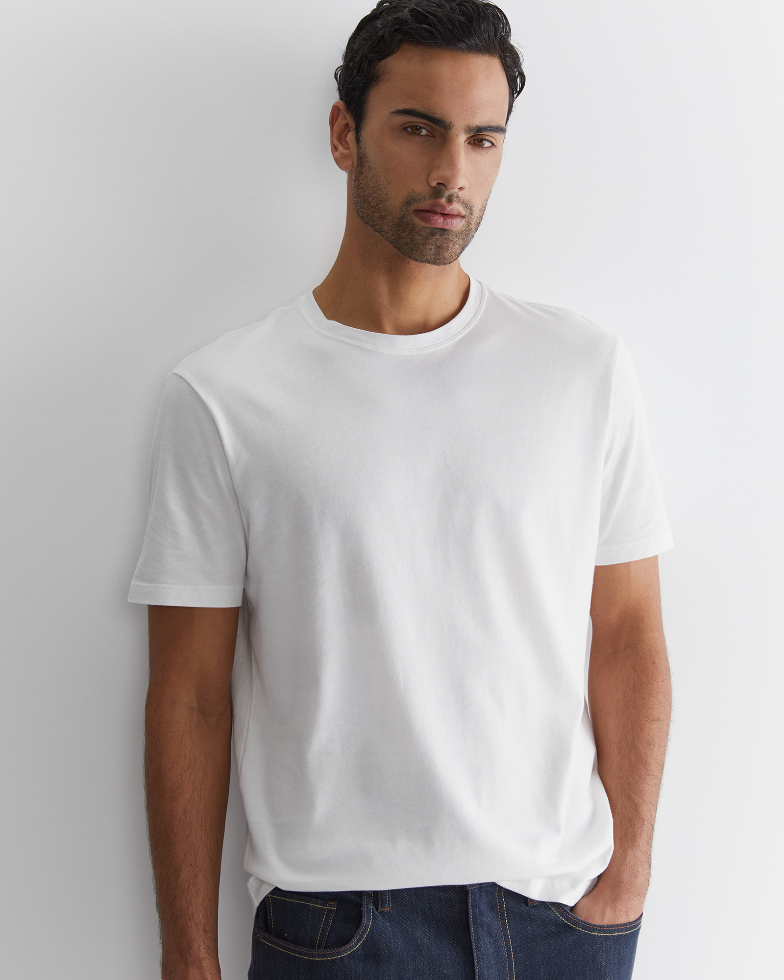 Supersoft Tee in White | Sportscraft